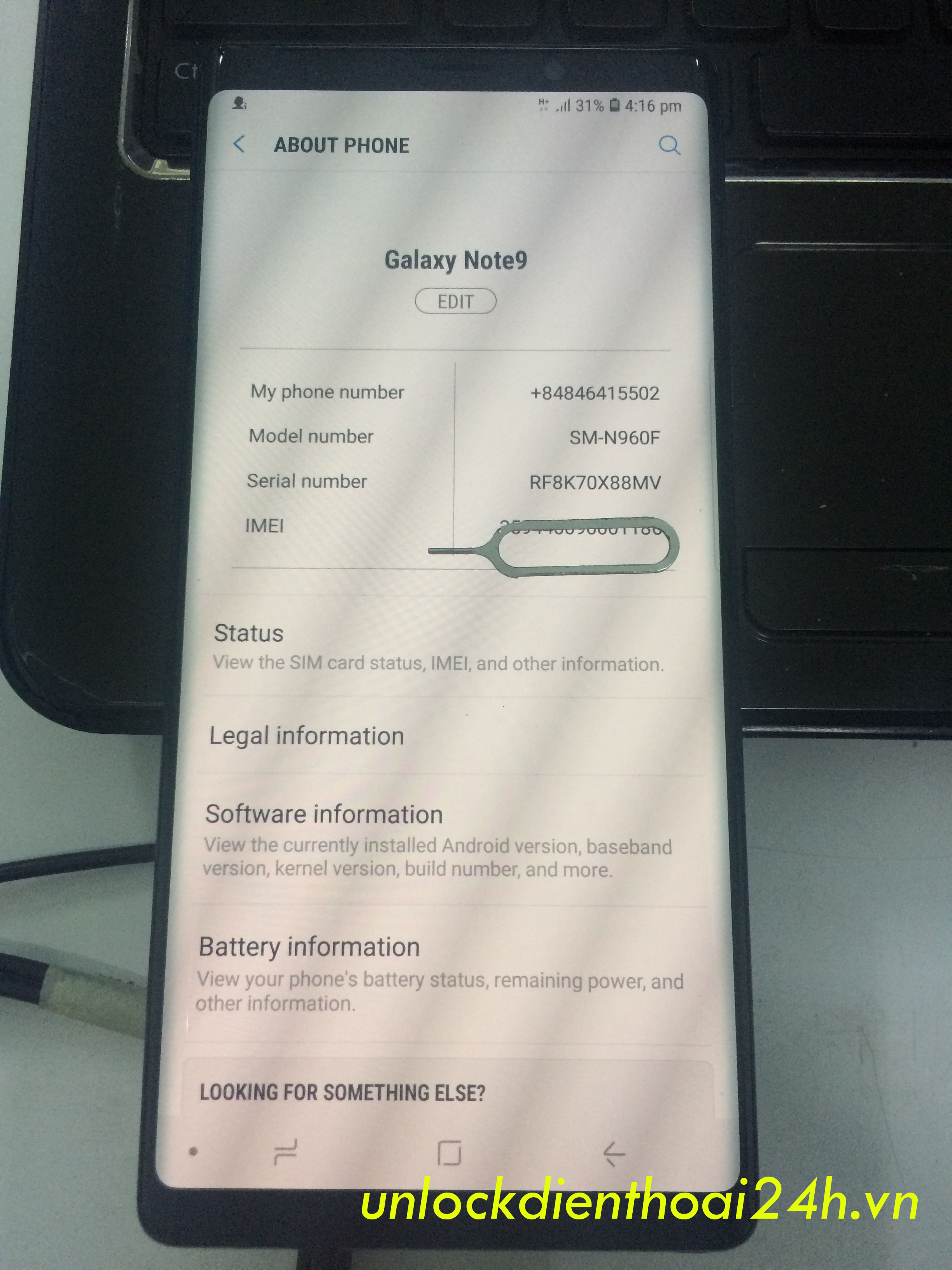 Unlock Samsung Galaxy Note 9 N960U AT&T Tại TPHCM Đà Nẵng 2018_10_19_16_16_img_0085